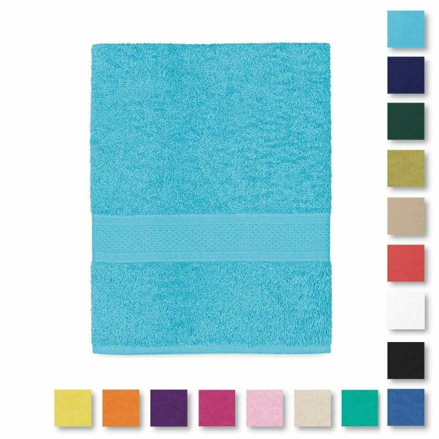 Asciugamano viso Pop Color di Bassetti in Spugna 430 gr/mq 60x110 cm W007