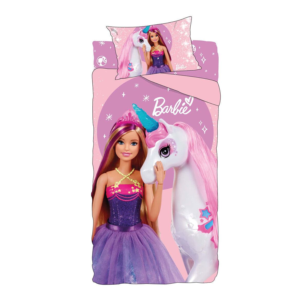Completo lenzuola Barbie per letto Singolo J275
