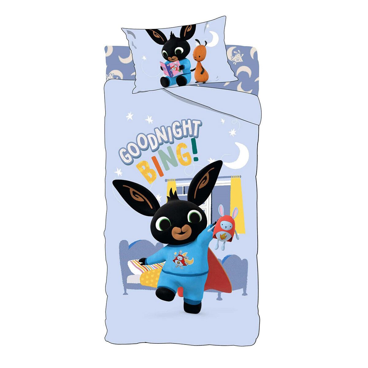 Completo lenzuola Bing Bunny per letto Singolo J272
