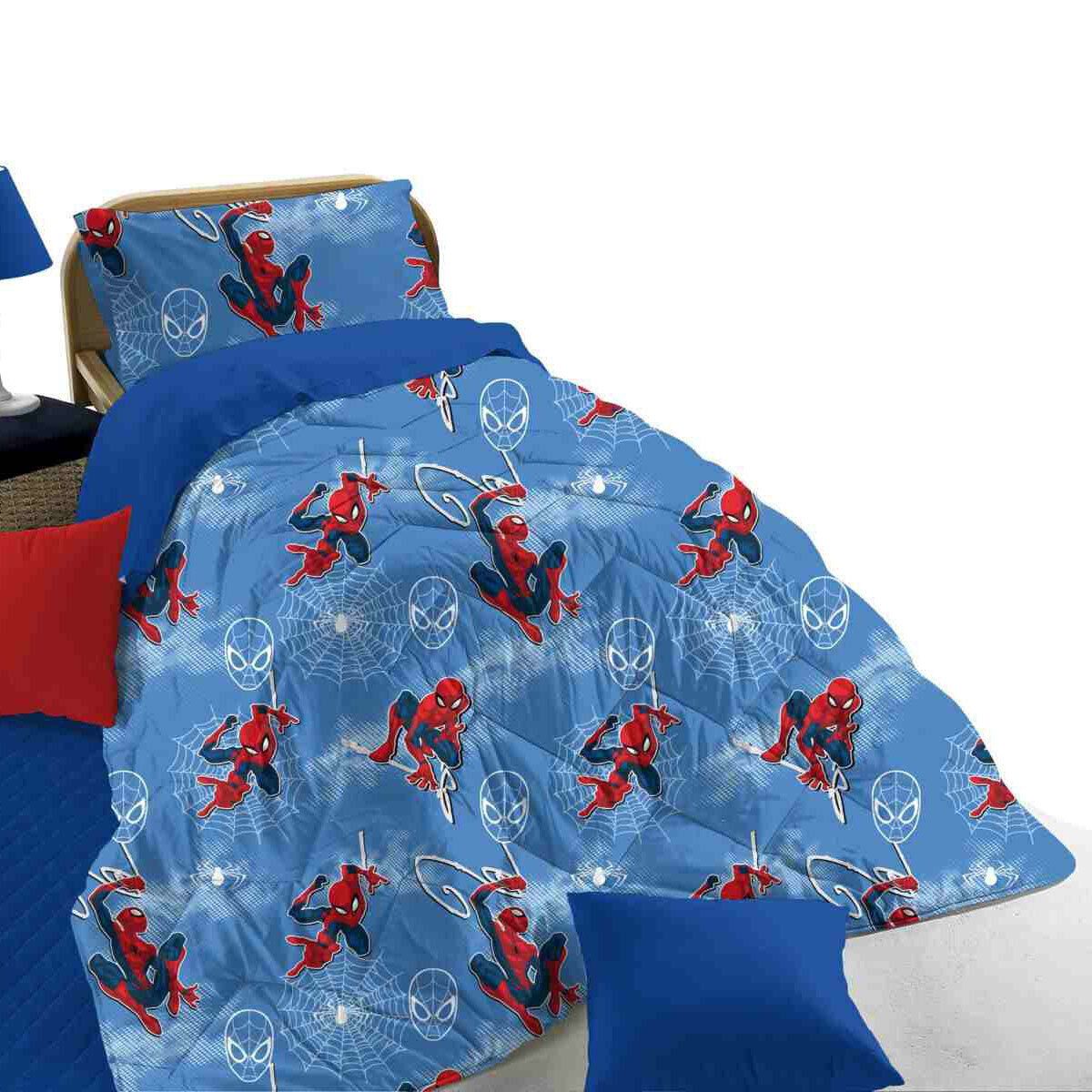 Trapunta Piumone invernale Spiderman Marvel per letto Singolo X134
