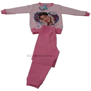 Disney Violetta pigiama bambina ragazza caldo cotone da 3 a 10 anni Rosa G966