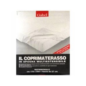 BIANCHERIAWEB Traversa Coprimaterasso Per Letto In Spugna 100% Cotone  Jacquard Made In Italy Angoli Elasticizzati (Letto Matrimoniale)