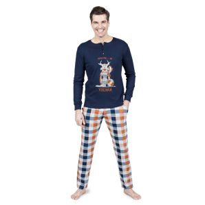 pigiama-da-uomo-happy-people-4675-hipster-caldo-cotone