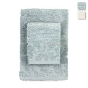 Bassetti - Set Asciugamani da Bagno a 5 Pezzi, 2 Asciugamano Viso + 2  Ospite + 1 Telo Doccia 430 gr/m²
