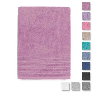 Asciugamano Bagno con ospite in spugna Caleffi - In varie colorazioni